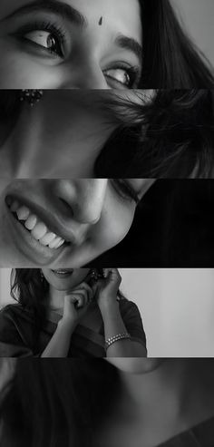 Aesthetic Hidden Face Girl Pic Black & White